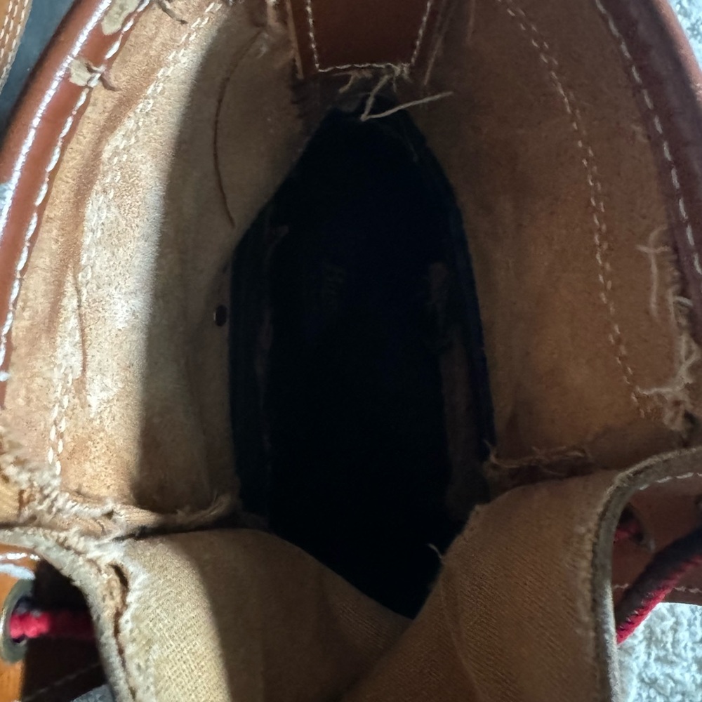 G.H. Bass Tan Leather and Black Rubber Duck Boot size 10 - Picture 10 of 10